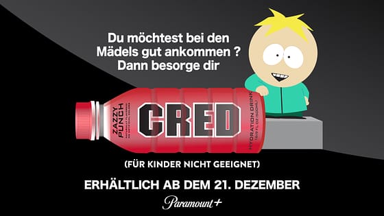SOUTH PARK (für Kinder nicht geeignet) jetzt auf Paramount+ zum streamen verfügbar