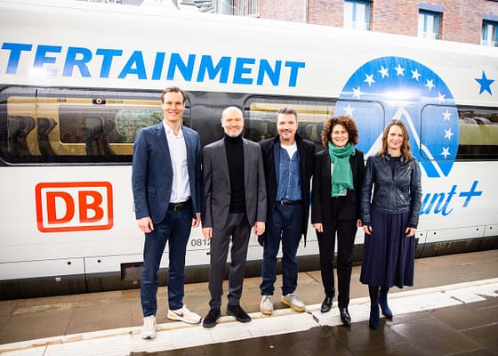 Erste Serienpremiere in einem fahrenden ICE: Paramount+ und die  Deutsche Bahn starten Kooperation